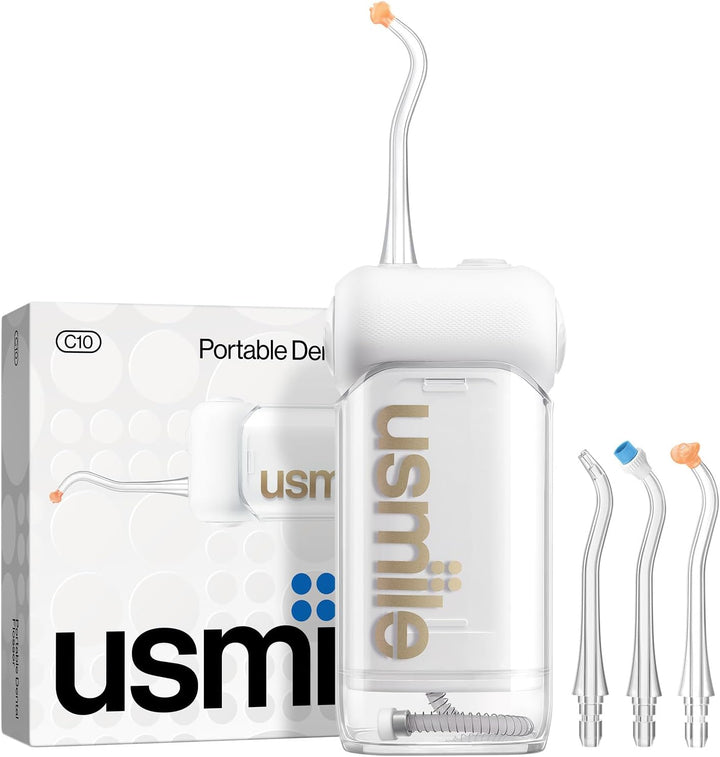usmile C10 Hilo dental portátil \u2013 Apto para viajes, batería de...