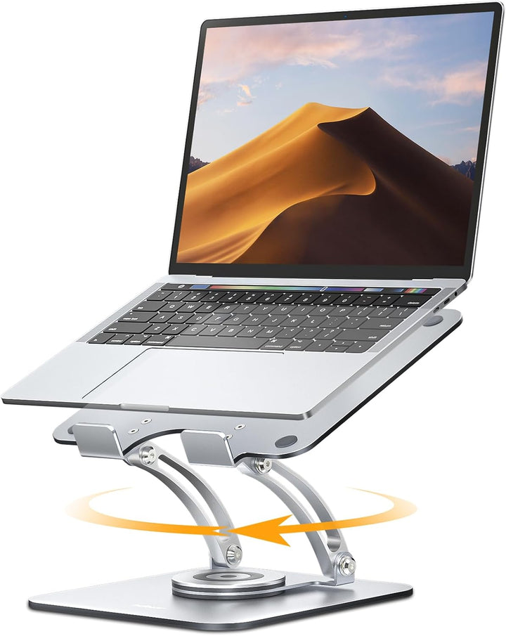 Nulaxy Soporte giratorio de 360 grados para computadora portátil, a...