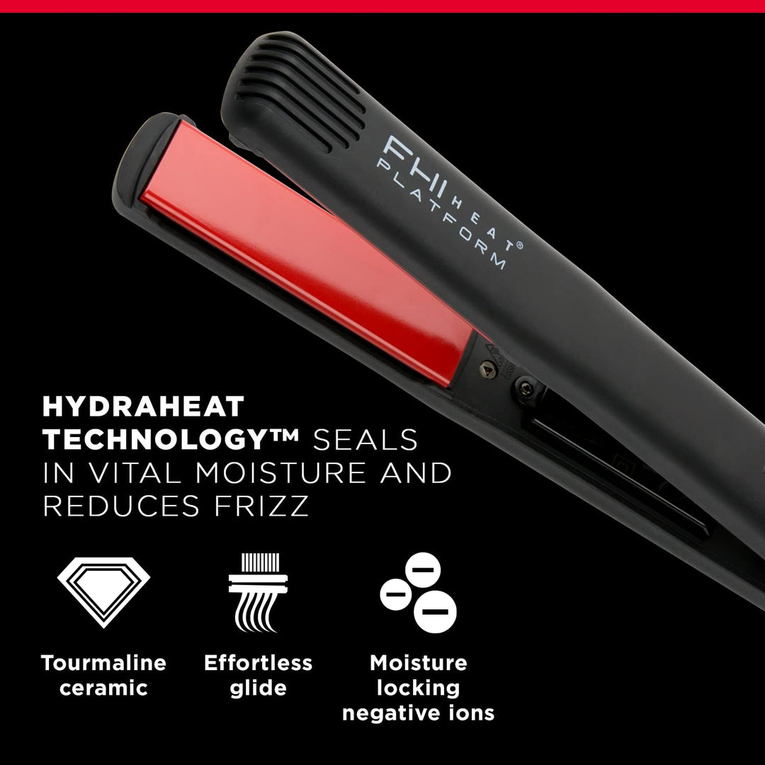 FHI HEAT Plancha de pelo de turmalina Platform Pro Styling para tod...