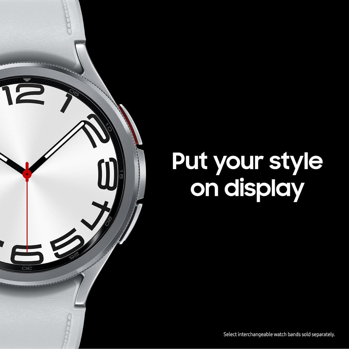 Samsung Galaxy Watch 6 Bespoke Edition - Reloj inteligente con Bluetooth exclusivo de 1.73 pulgadas, salud, fitness, sueño, rastreador de recursos humanos, batería mejorada, cristal de zafiro, versión estadounidense, correa plateada con hebilla D, azul