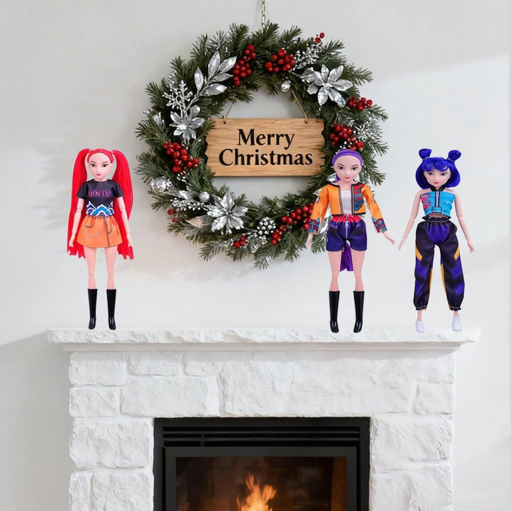 NOVMPAQ Muñeca de moda de 115 pulgadas para niños hecha