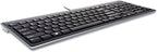Teclado con cable delgado tipo Slim de Kensington (K72357USA), negro