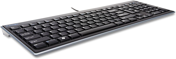 Teclado con cable delgado tipo Slim de Kensington (K72357USA), negro