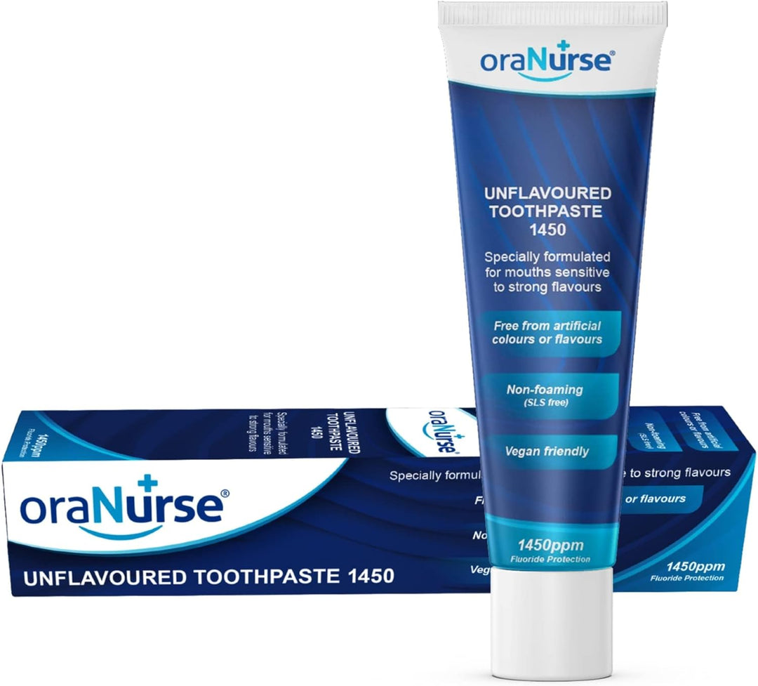 Oranurse Pasta de dientes sin sabor de 1.7 fl oz (paquete de 12)