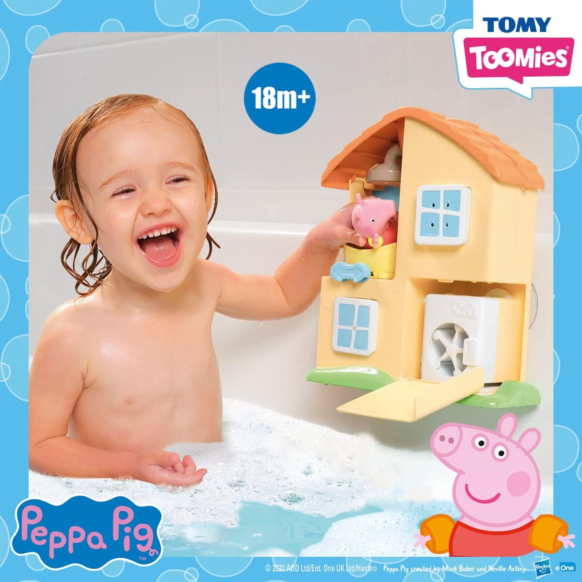 TOMY Toomies Casa de Baño de Peppa Pig
