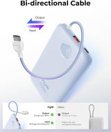 VIYISI Cargador portátil ultra delgado de 10000 mah, 20 W PD pequeñ...
