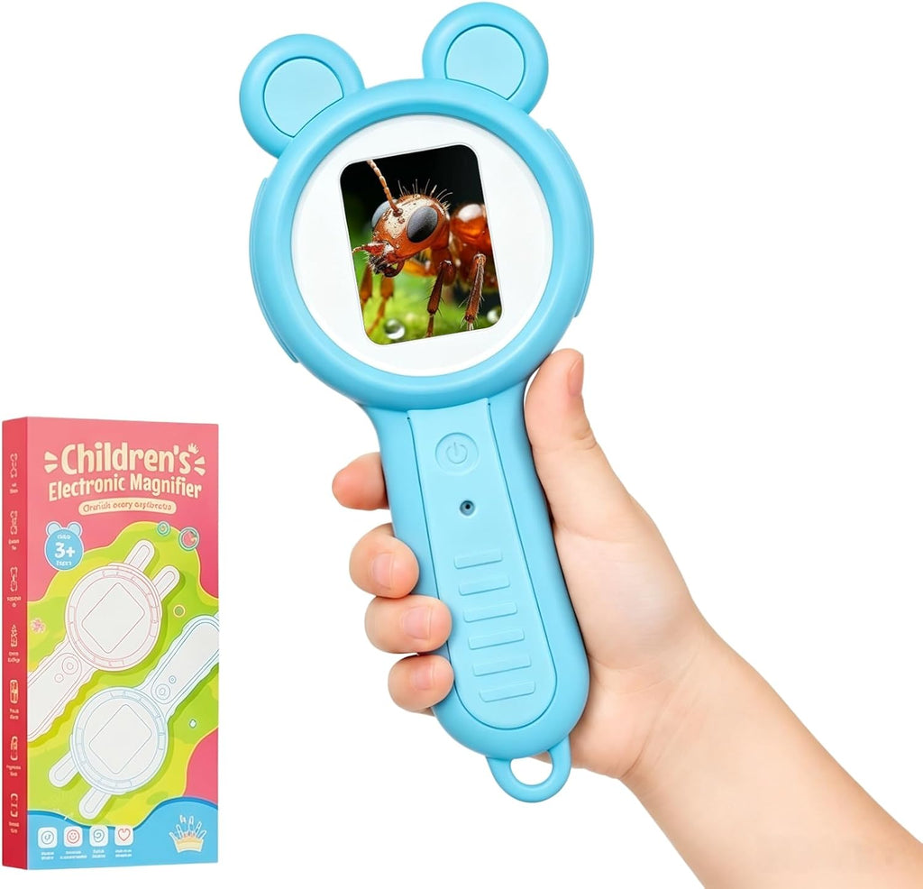 Lupa de enfoque automático de microscopio para niños