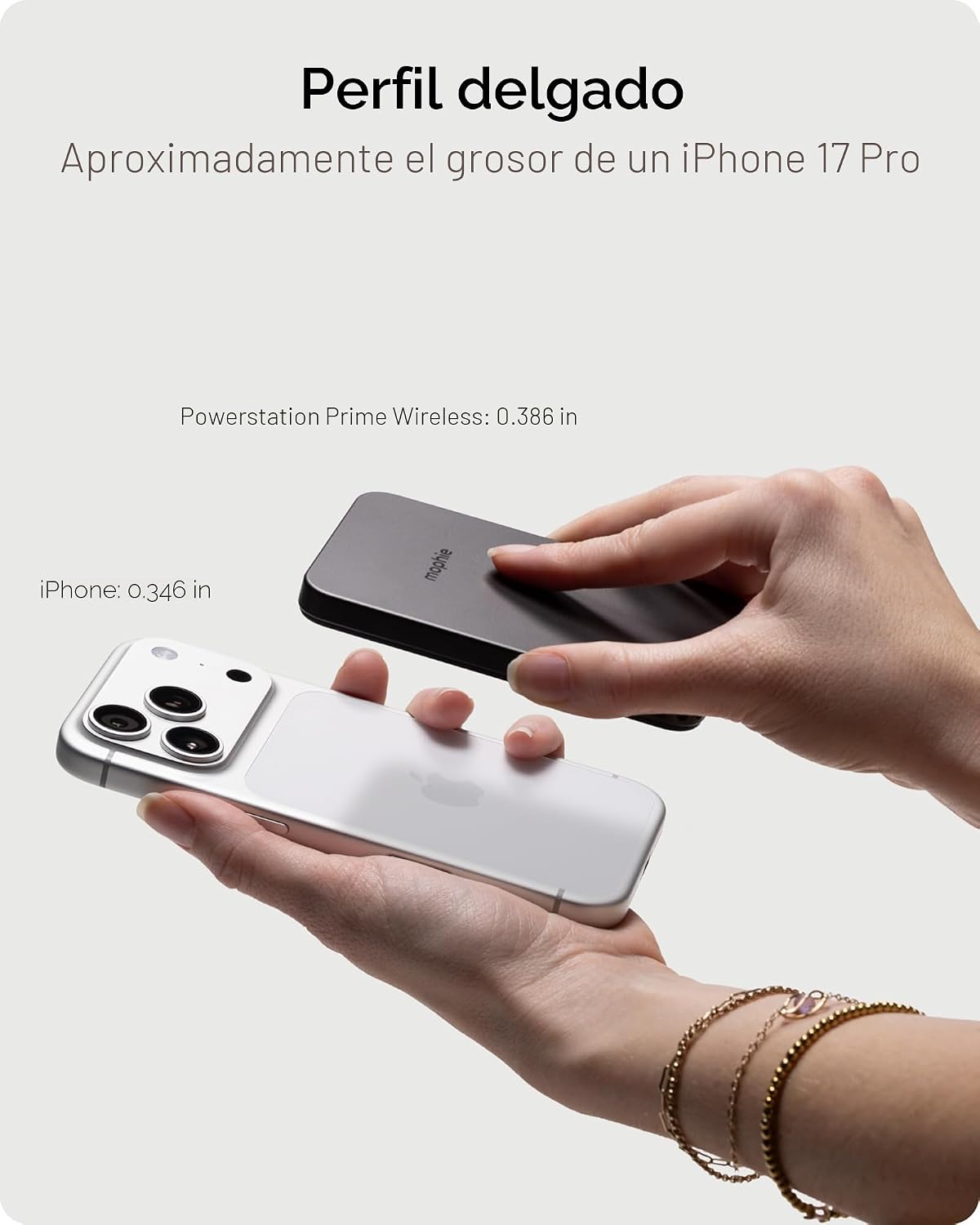 Mophie Powerstation Prime - Banco de energía inalámbrico de 5 K, ca...