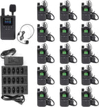 AGJ Sistema inalámbrico de guía turístico, auriculares de guía turístico, 16
