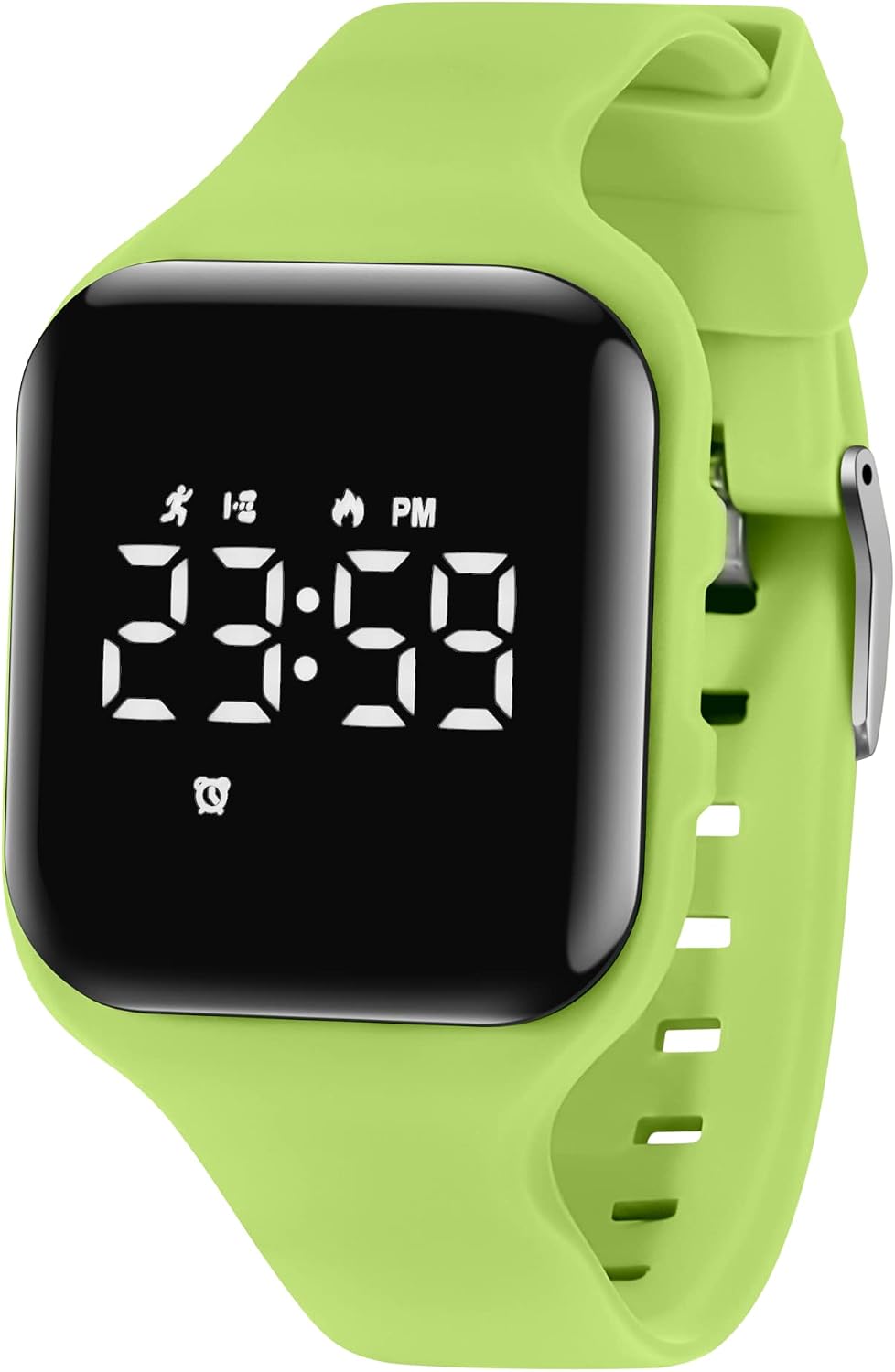 Relojes para niños y niñas, reloj deportivo digital con contador de pasos, podómetro, alarma de vibración, sin aplicación, impermeable, rastreador de fitness, reloj para niños, niñas, adolescentes