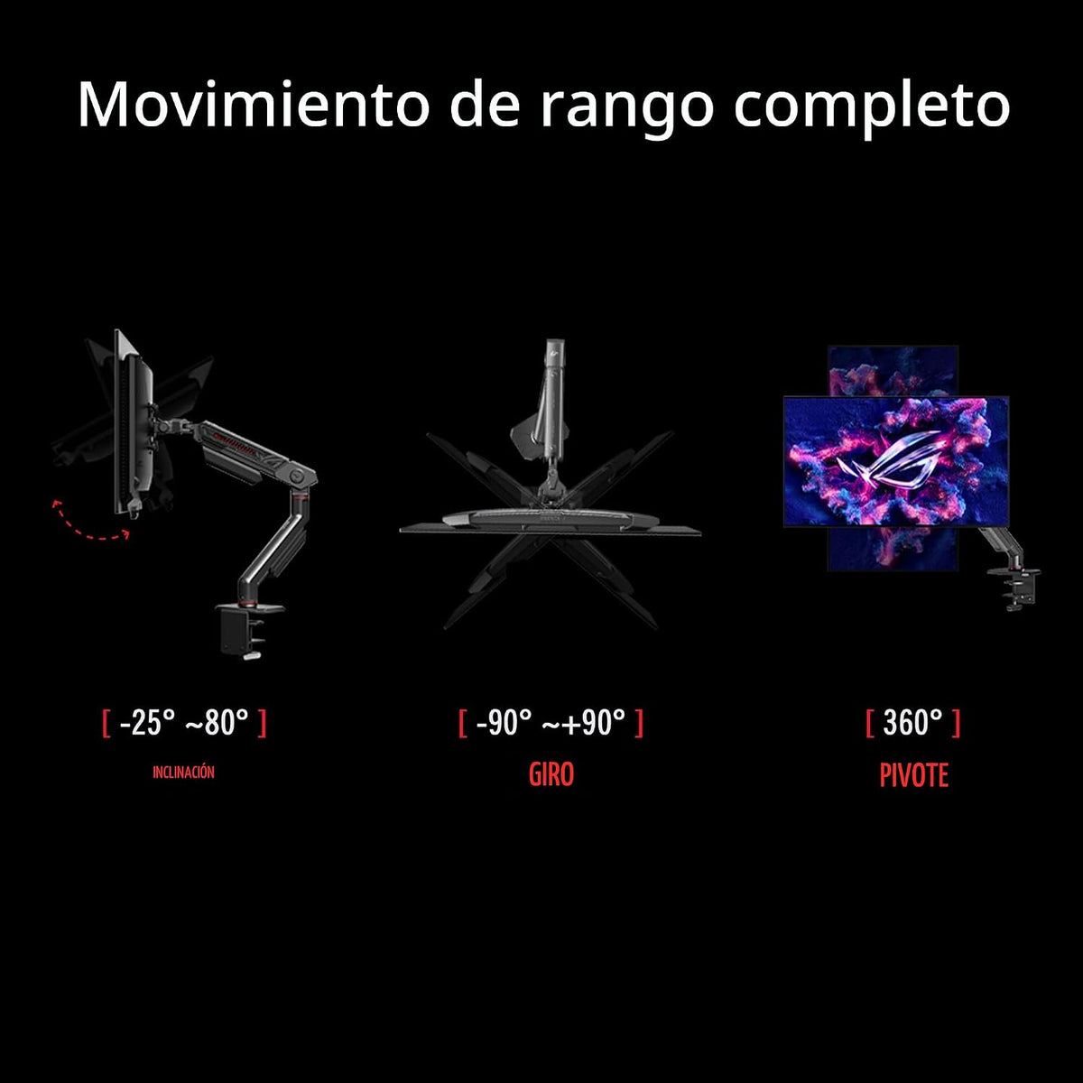 ASUS ROG PG27AQDM-R Monitor para juegos OLED de 27 pulgadas 1440p 2...