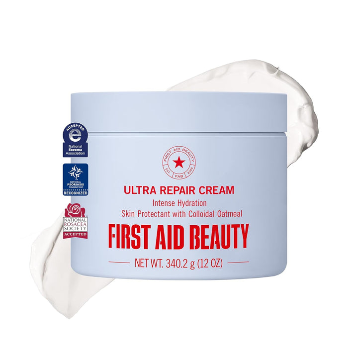 Crema ultra reparadora First Aid Beauty, hidratación intensa, humec...
