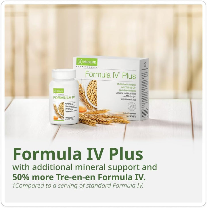NeoLife - Fórmula IV Plus Softgel - Cápsulas blandas, vitaminas A,...