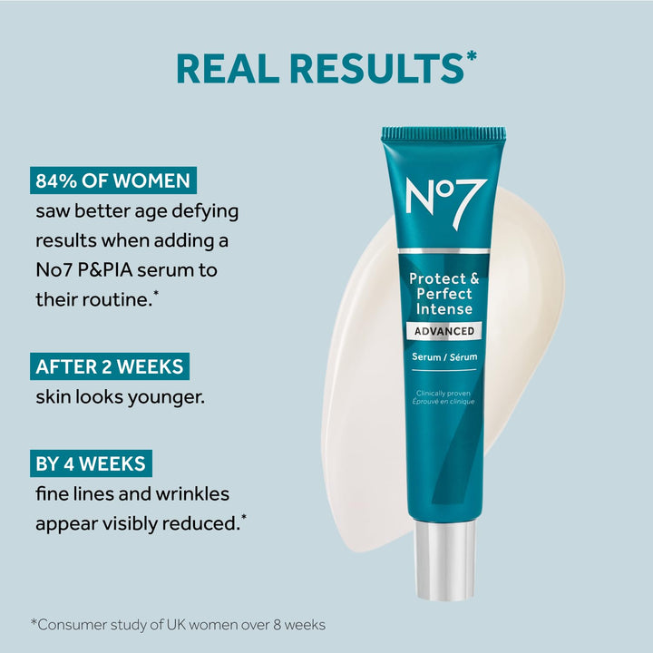 No7 Protect &amp; Perfect - Suero avanzado intenso, complejo de pro...