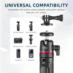 Auto-Open Mini 360 ° Bola Cabeza Selfie Stick Trípode para GoPro DJI Insta360