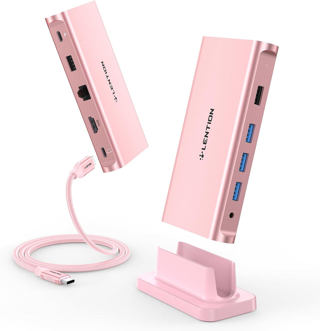 LENTION, CB-TP-D53HEA-CCN-ROG-AE, hub USB 3.0 de 5 puertos