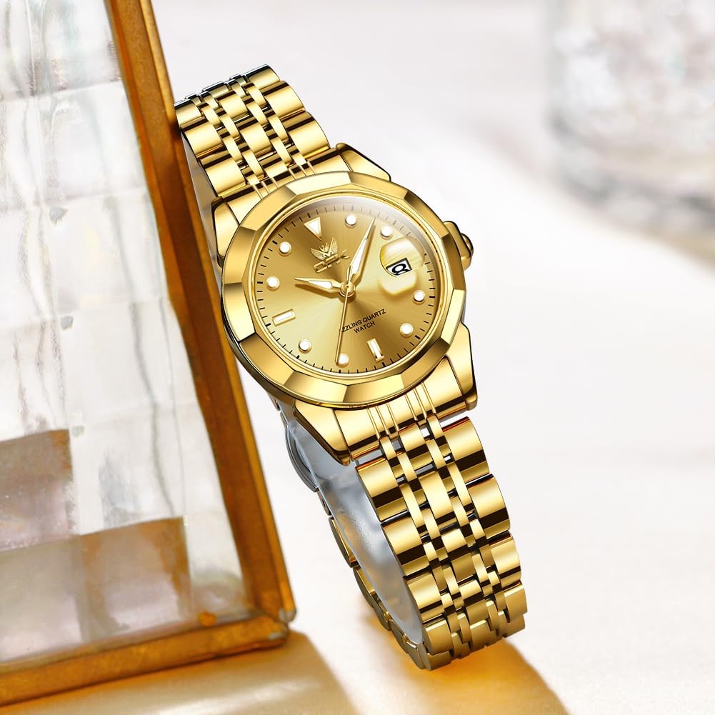 OPK Reloj de pulsera para mujer de acero inoxidable para mujer