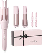 TSUYAGLA Rizador automático 3 en 1, rizadores de pelo, barriles de 1"-1.25