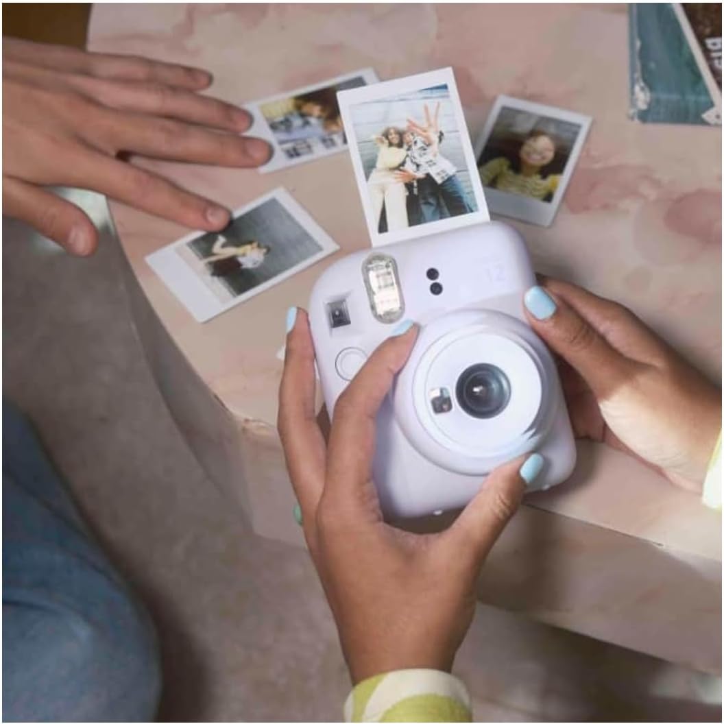 FUJIFILM Instax Mini 12 Paquete de Vacaciones 2025 - Morado Lila