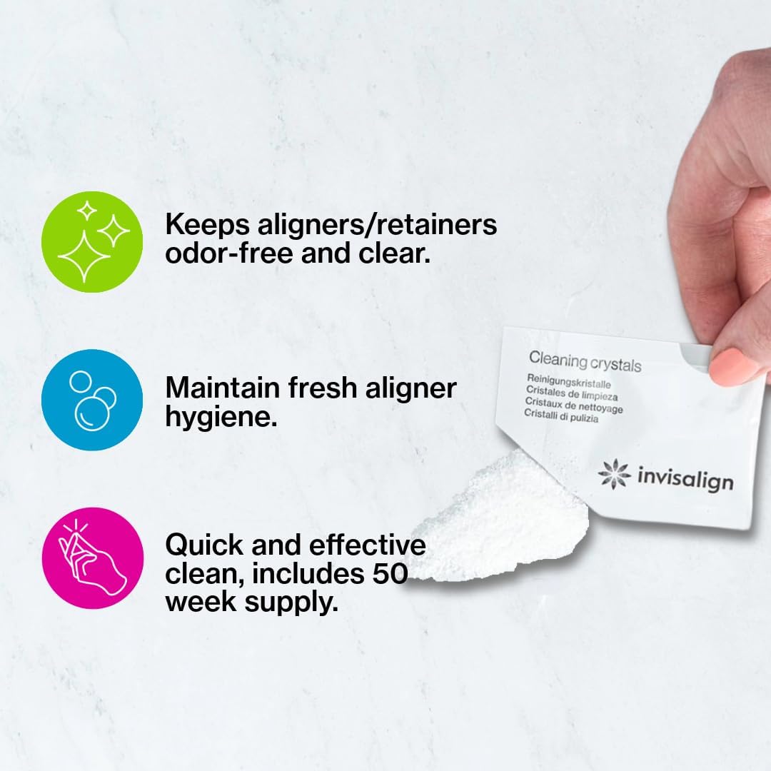 INVISALIGN Cristales de limpieza para alineadores y retenedores tra...