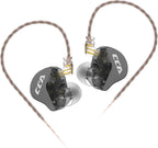 CCA CRA - Auriculares intraurales, diafragma ultrafino, Negro, 2-Sin micrófono