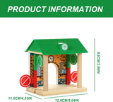 Otbushit Estación de tren de madera accesorios seguros de