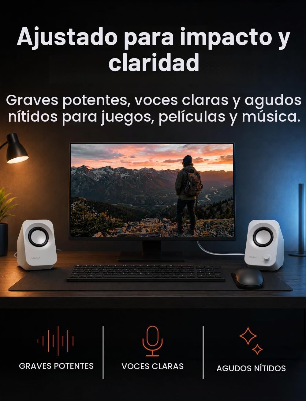 FUNLOGY Altavoz Plus (blanco)
