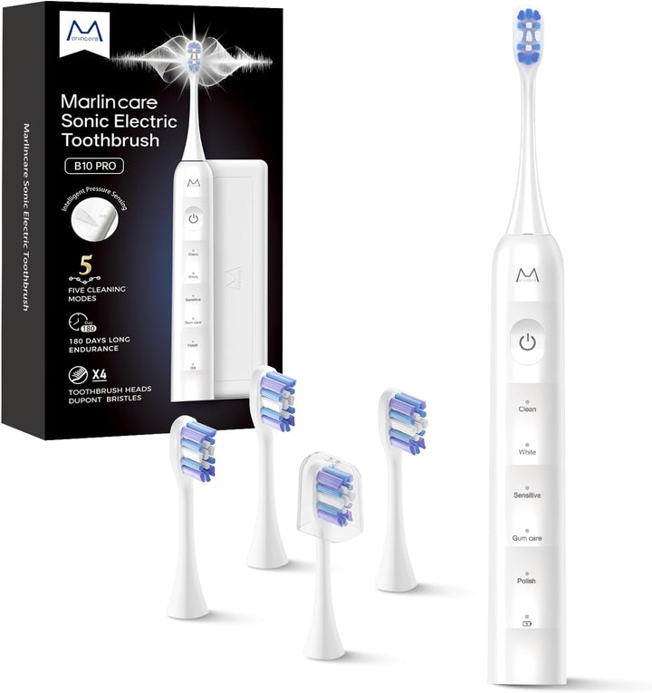Cepillo de dientes eléctrico, cepillo de dientes eléctrico Marlinca...