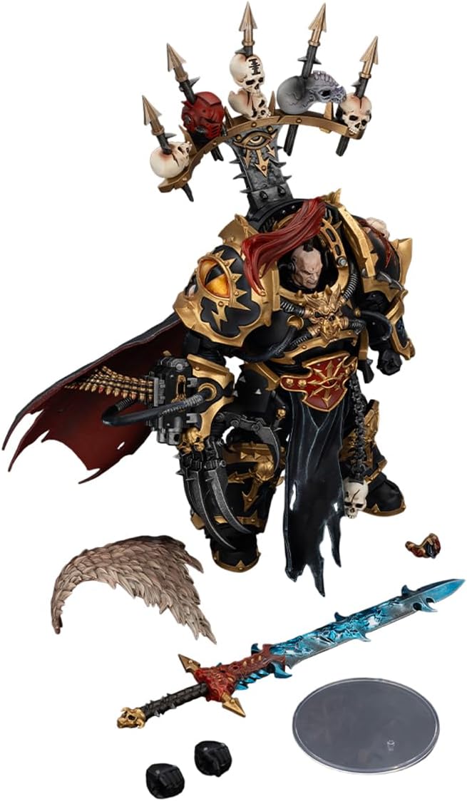 JOYTOY Warhammer 40K 1\/18 Figura de acción \u2013 Legión Negra Aba...
