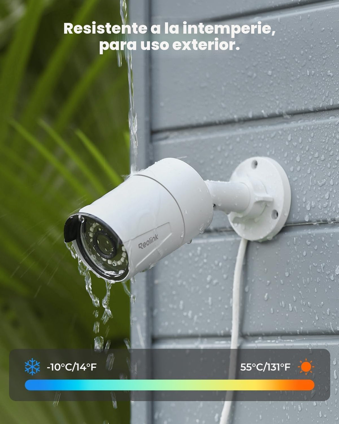 REOLINK Cámara IP PoE de seguridad de 5 MP, detección de persona\/v...