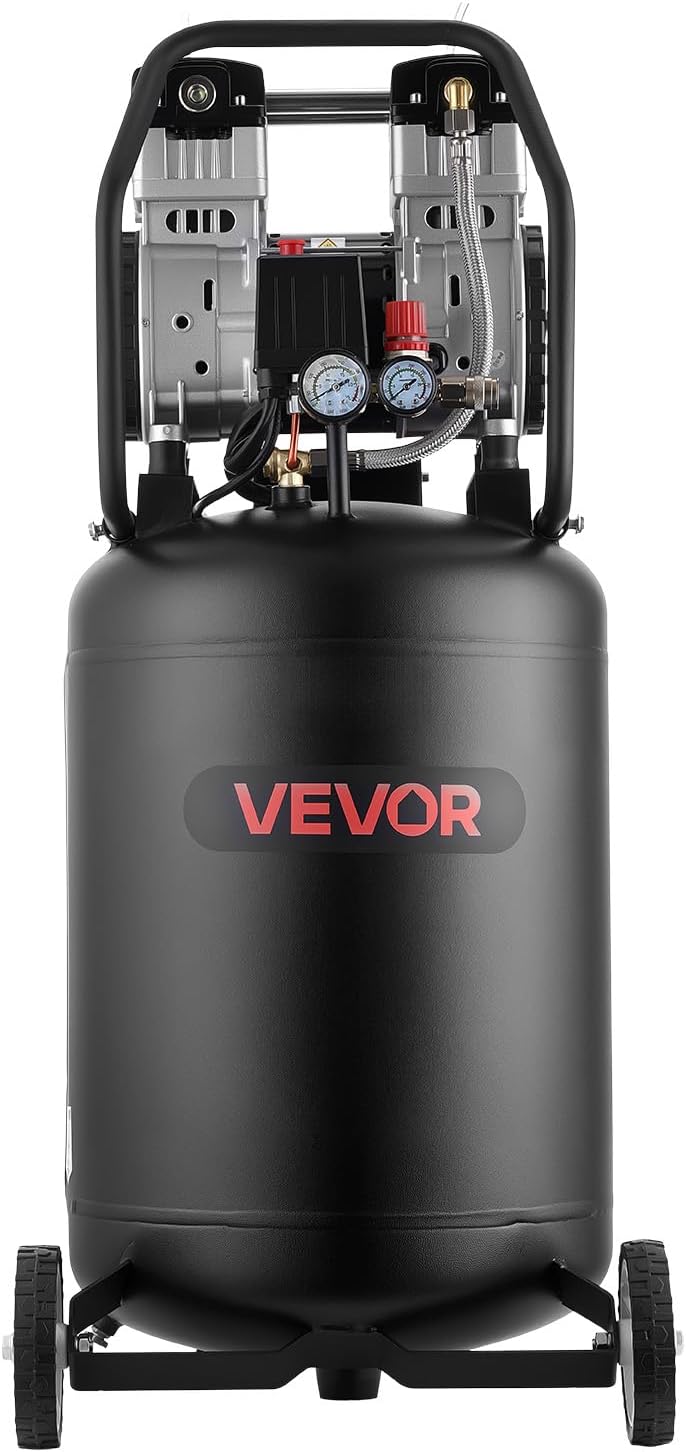 VEVOR Compresor de aire de 20 galones, 2HP 4.5 SCFM a 90PSI, tanque...