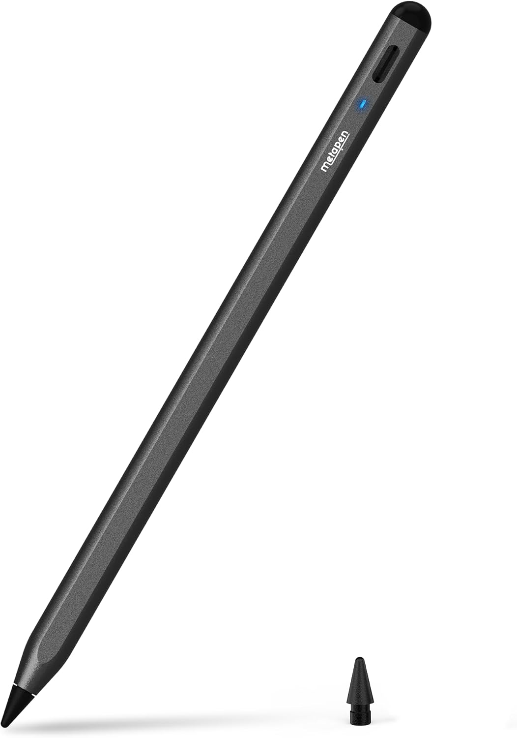 Metapen Lápiz A8 para Apple iPad 2018-2026, (carga 2 veces más rápida), rechazo de palma, precisión de píxeles, lápiz óptico para iPad 11/10/9/8/7/6ª generación, Pro 12.9/11/13 pulgadas M4, Air 3/4/5