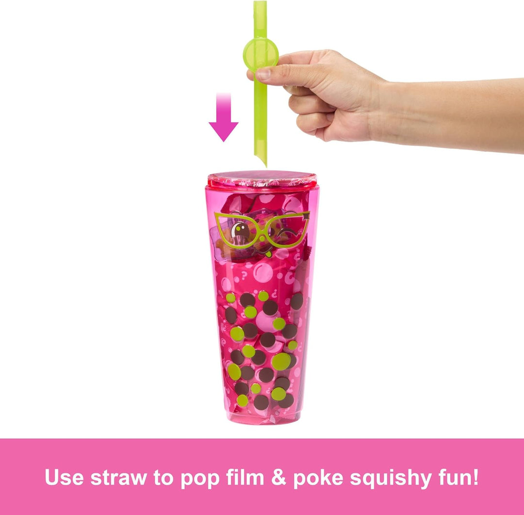 Muñeca Barbie Pop Reveal y accesorios, serie Bubble Tea con mascota...