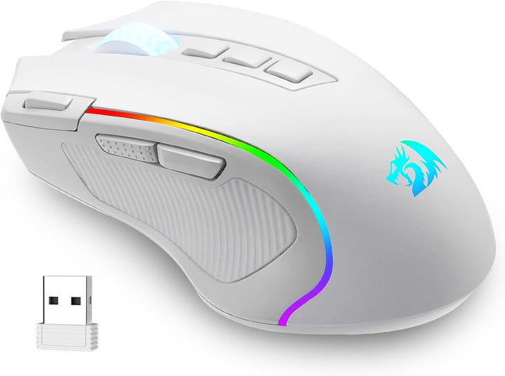 Redragon M612 PRO RGB - Mouse para videojuegos, 8000 DPI, con cable...