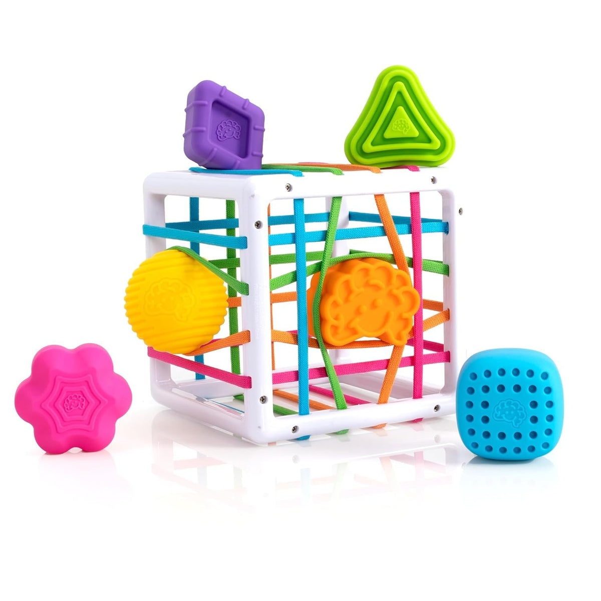 Fat Brain Toys InnyBin Juguetes de aprendizaje de forma, juguetes sensoriales para bebés y niños pequeños, juguetes para bebés a partir de 10 meses+
