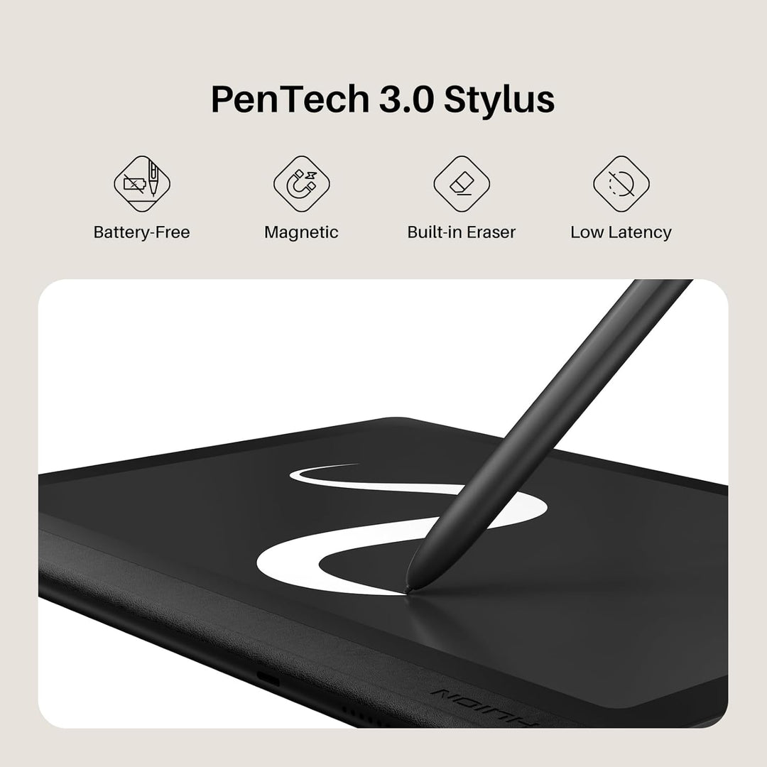 HUION Note E - Cuaderno digital con bolígrafo magnético sin batería...