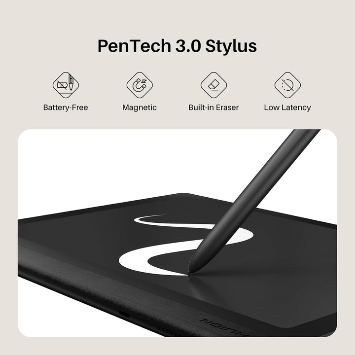 HUION Note E - Cuaderno digital con bolígrafo magnético sin batería...