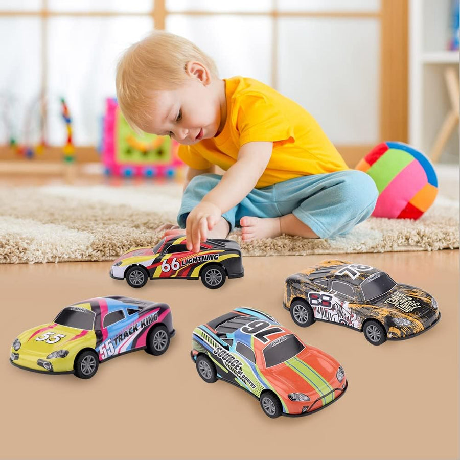Juego de juguetes de autos de tracción de 42 pulgadas caja