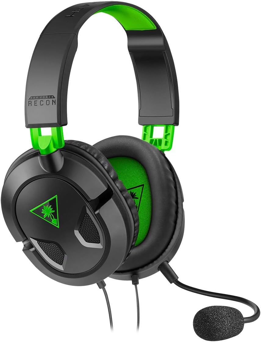 Turtle Beach Recon 50 Auriculares multiplataforma con cable para Xbox, PS5, PC