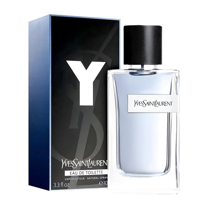 Yves Saint Laurent Y Eau De Toilette para hombres, 100 ml\/3.3 onza...