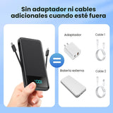 Cargador portátil para iPhone, banco de energía delgado de 13800 mA...
