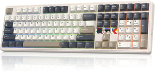 EPOMAKER X Aula F108 PRO V2 - Teclado inalámbrico para juegos con b...