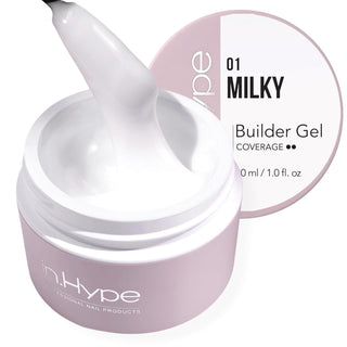 IN.HYPE Gel duro profesional UV\/LED para extensión de uñas, fortal...