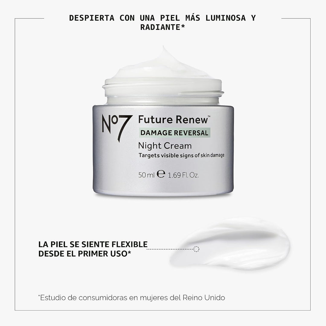 No7 Future Renew Damage Reversal Set de Cuidado de la Piel - Suero...