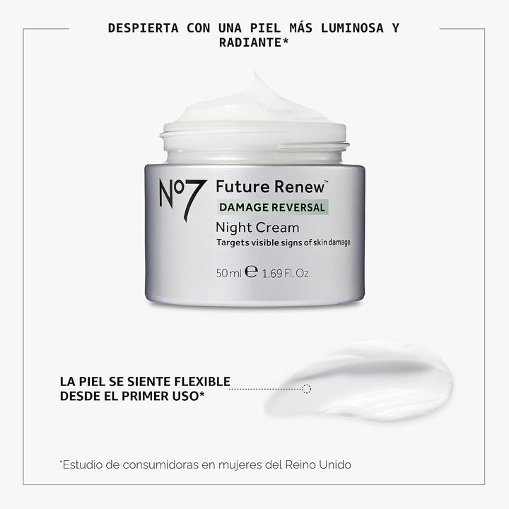 No7 Future Renew Damage Reversal Set de Cuidado de la Piel - Suero...