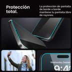 Spigen GlasTR EZ FIT Protector de Pantalla de Privacidad para iPhone 15 Pro Max