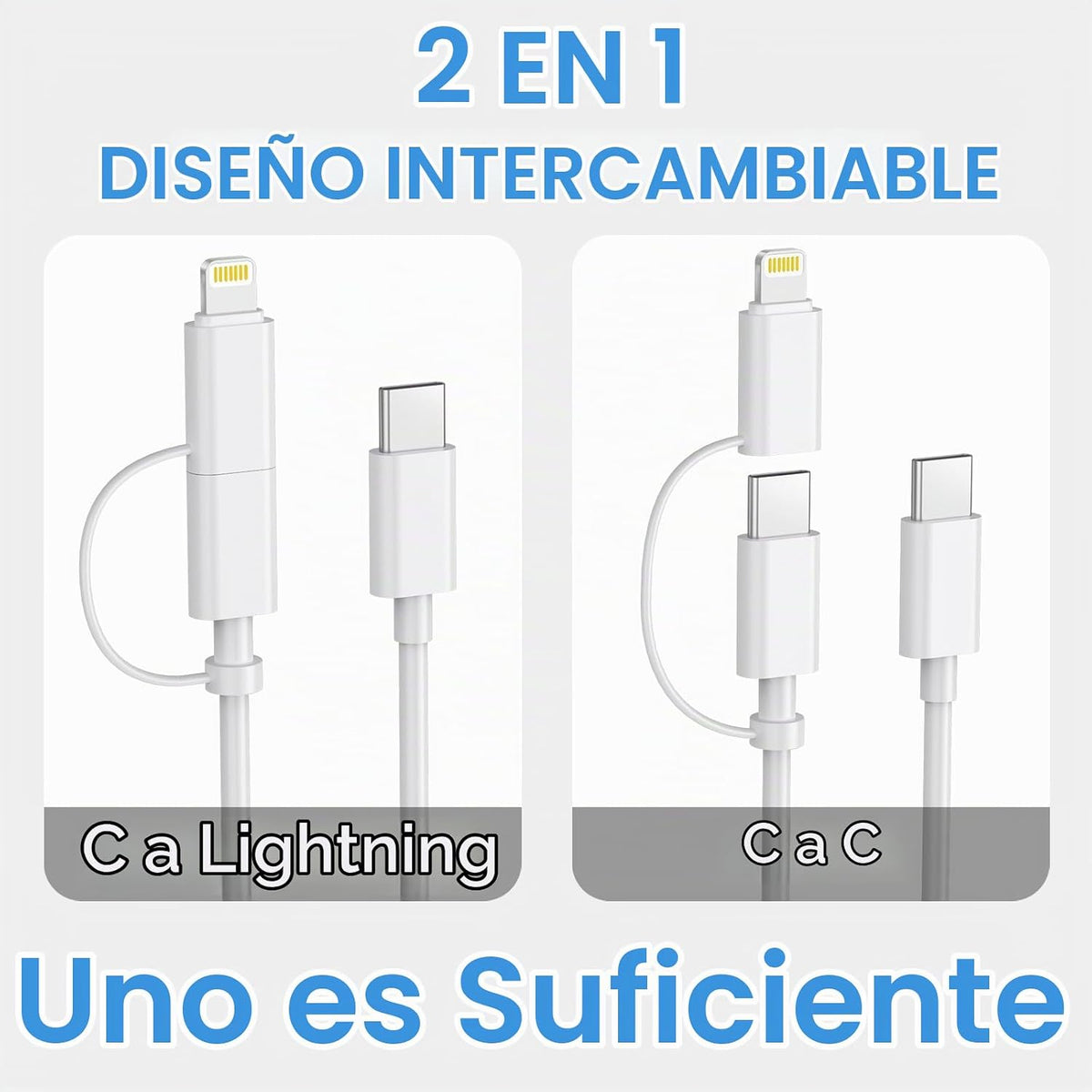 Cargador de carga rápida para iPhone 17, 16, 15, paquete de 3 cargadores USB C, cable Lightning de 6 pies y cable USB C tipo C para iPhone 17/17 Plus/17 Pro Max/Air/16/16 Plus/16 Max/15 Pro Max/14 Max/iPad