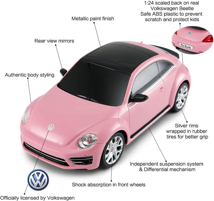 RASTAR Beetle - Coche de control remoto escala 124 Beetle
