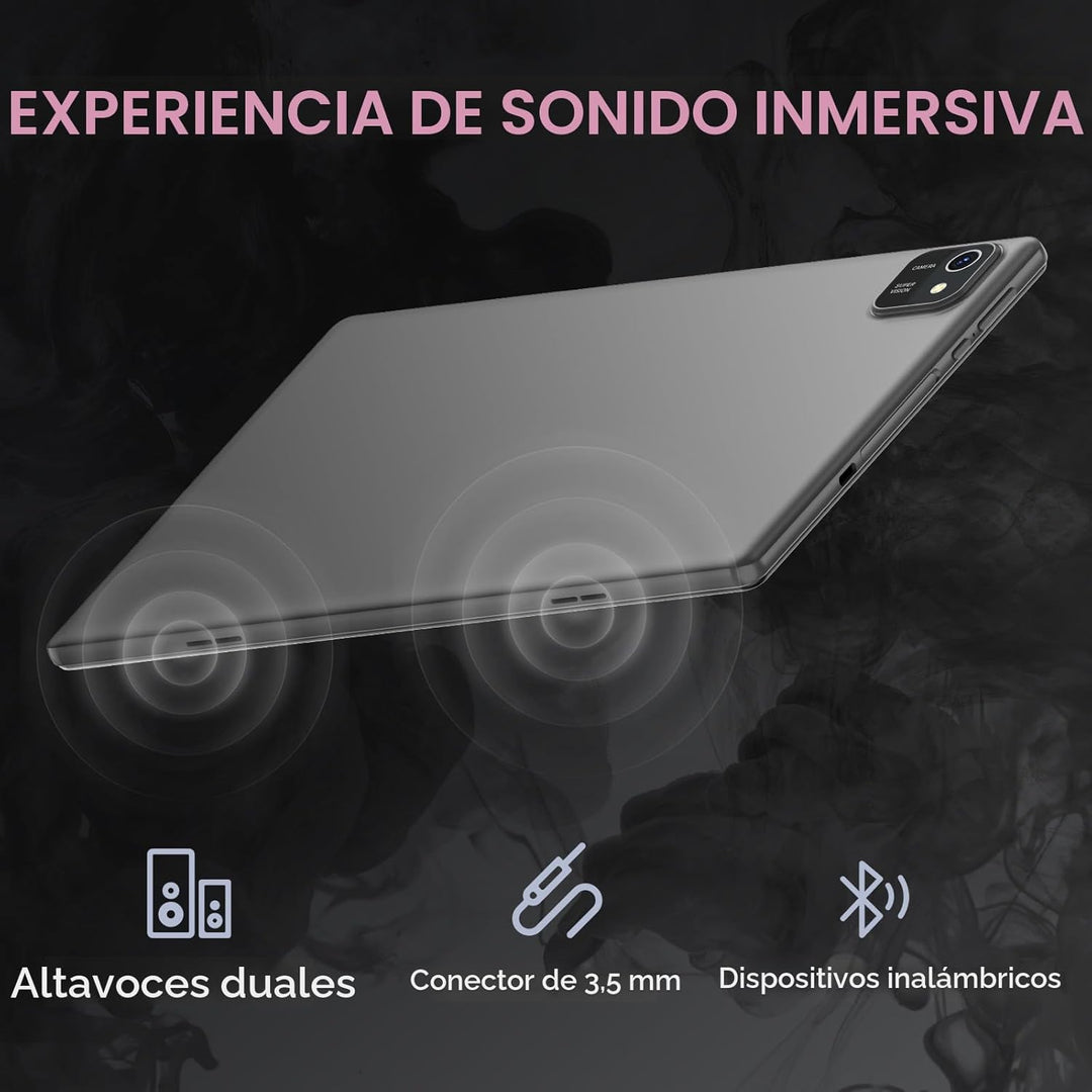 HNVHNV Tablet de 10 pulgadas Android 13, 6 GB RAM 64 GB ROM, proces...