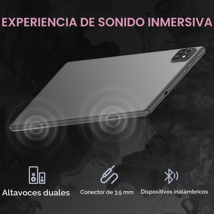 HNVHNV Tablet de 10 pulgadas Android 13, 6 GB RAM 64 GB ROM, proces...